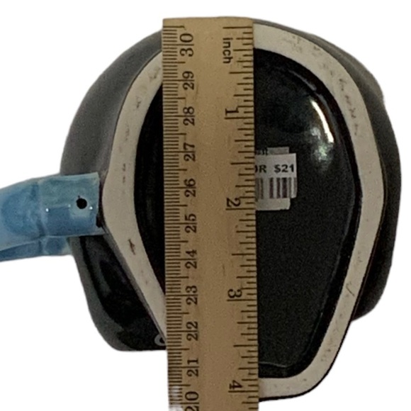 Sugar Skull Jumbo Day of the Dead Ceramic Mug Large Multicolor Black 16 Oz - Picture 7 of 11